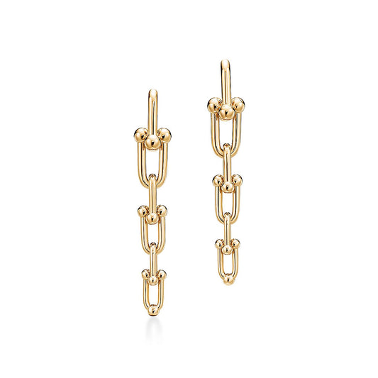 18K T HardWear Graduated Link Earrings