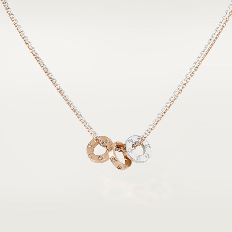 18K Love 6 Diamonds Necklace