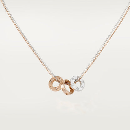 18K Love 6 Diamonds Necklace