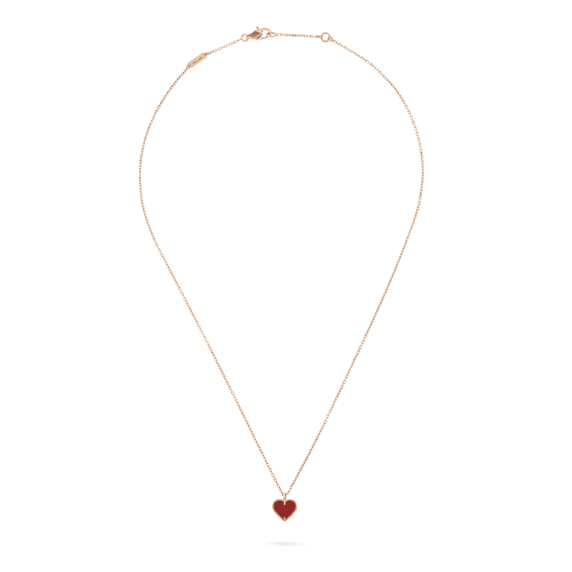 18K Sweet Alhambra Heart Pendant Necklace