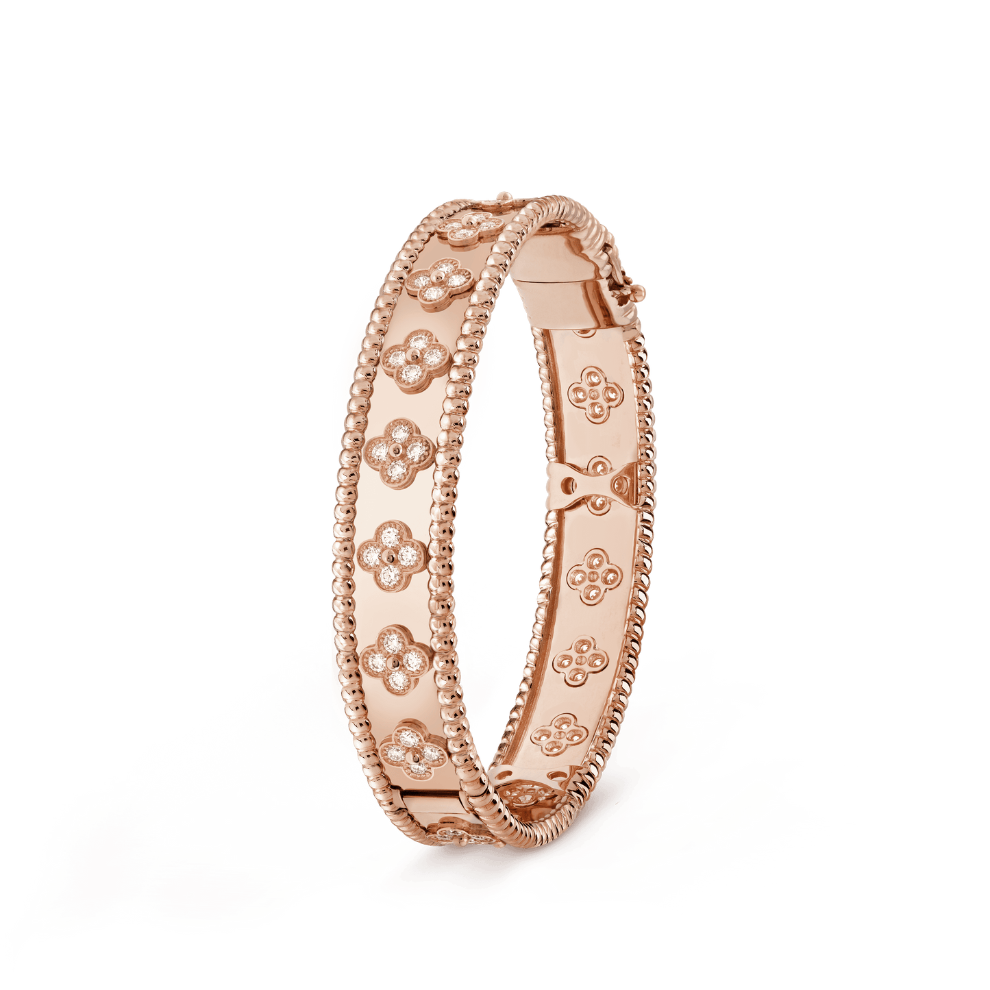 18K Perlée Clovers Bracelet