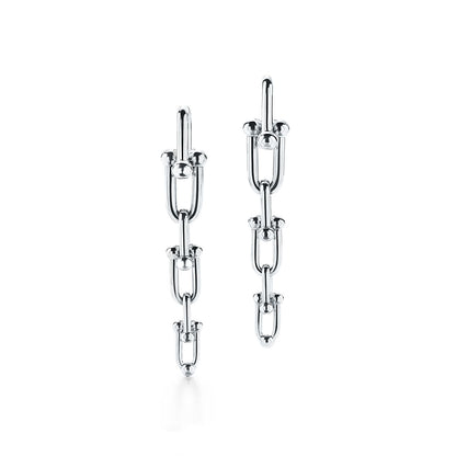 18K T HardWear Graduated Link Earrings