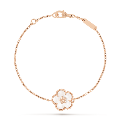 18K Lucky Spring Plum Blossom Bracelet