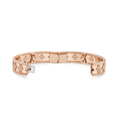 18K Perlée Clovers Bracelet