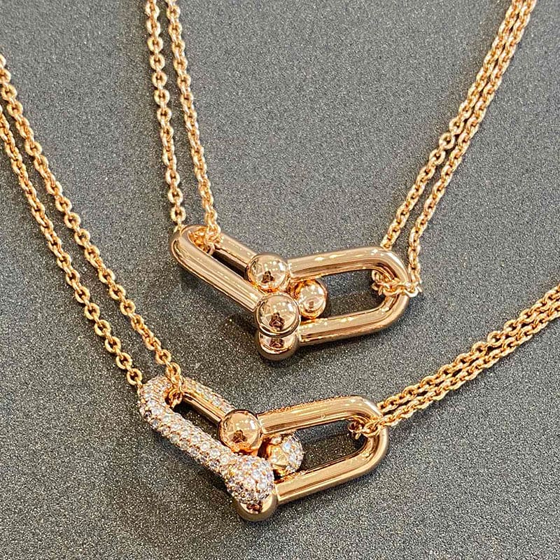 18K T HardWear Double Link Necklace