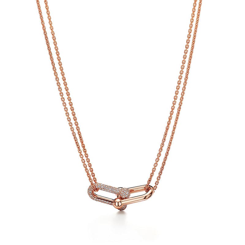 18K T HardWear Double Link Necklace