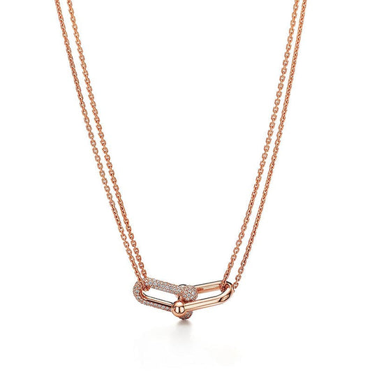 18K T HardWear Double Link Necklace