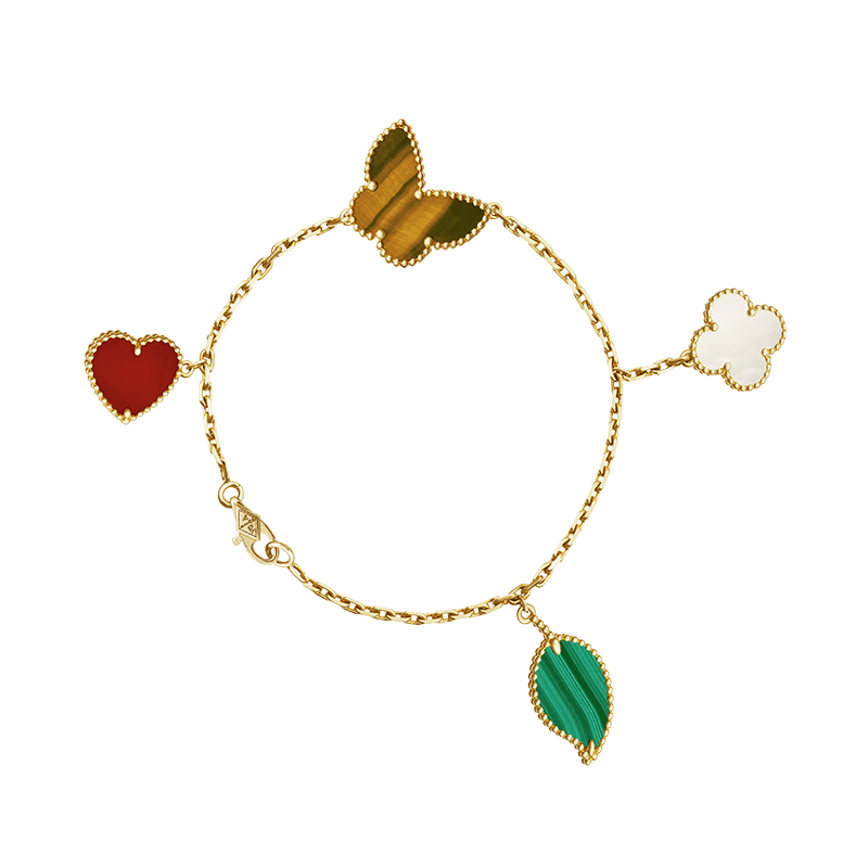 18K Lucky Alhambra Four Motifs Bracelet