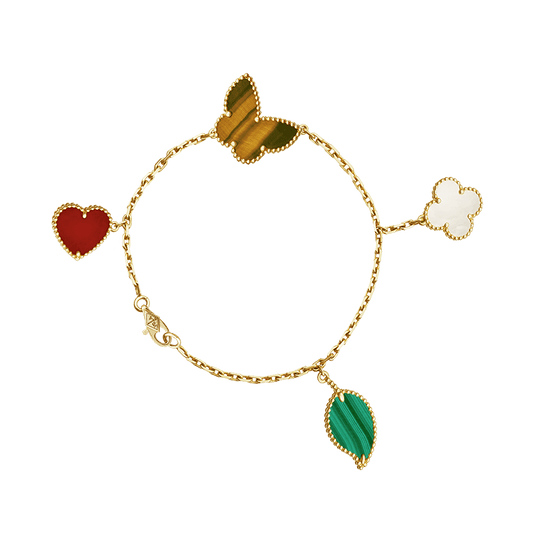 18K Lucky Alhambra Four Motifs Bracelet