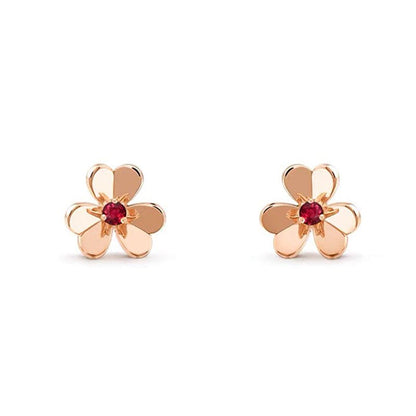 18k Frivole Mini Ruby Earrings