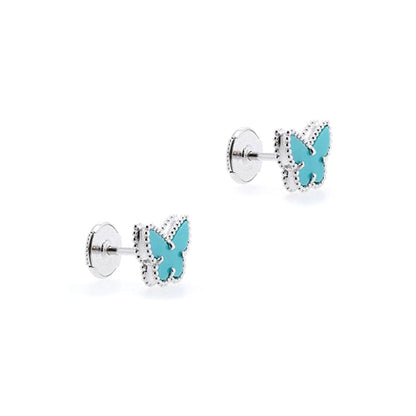 18K Sweet Alhambra Butterfly Stud Earrings