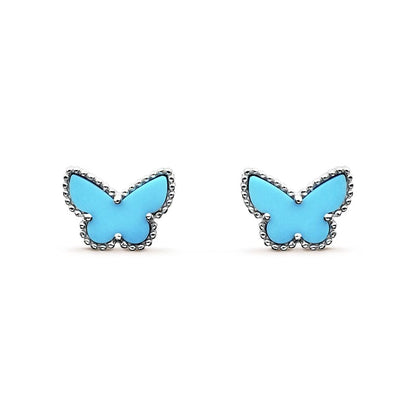 18k Sweet Alhambra Butterfly Stud Earrings