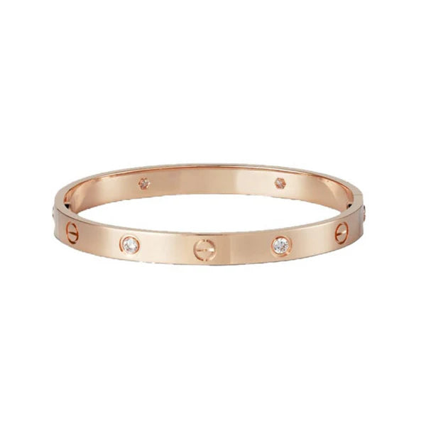 18K 4 Diamonds Love Bracelet