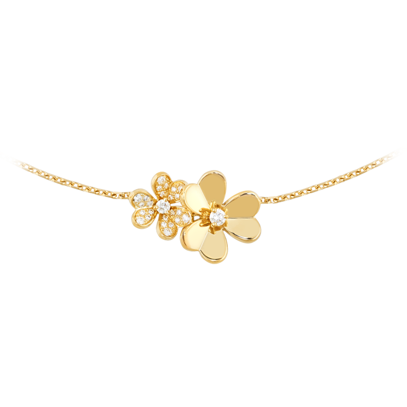 18K Frivole Clover Clover Necklace