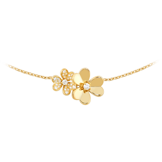 18K Frivole Clover Clover Necklace