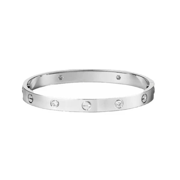 18K 4 Diamonds Love Bracelet