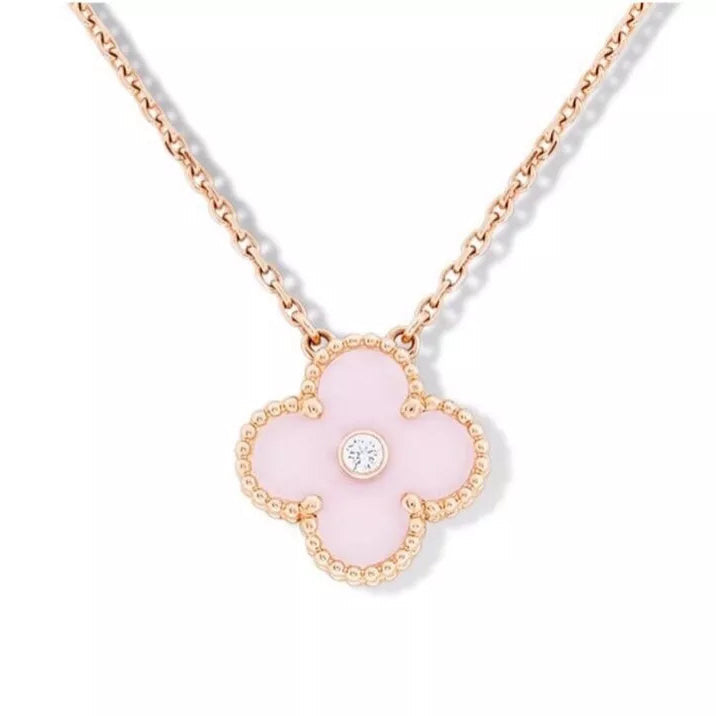 18K Alhambra Pink Necklace