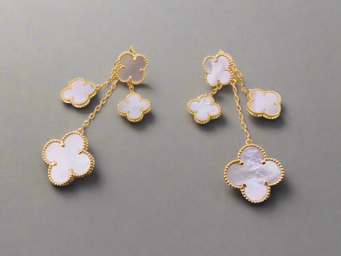 18K Magic Alhambra Four Motifs Earrings