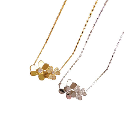 18K Frivole Clover Clover Necklace