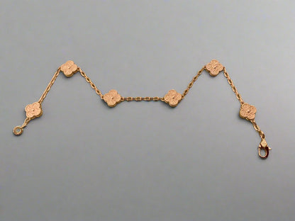 18K Sweet Alhambra Six Motifs Bracelet