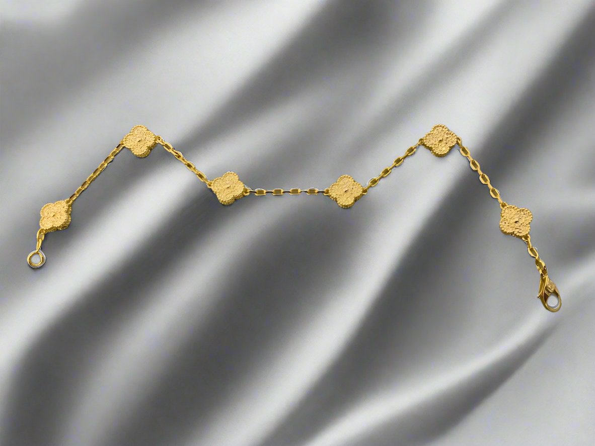 18K Sweet Alhambra Six Motifs Bracelet