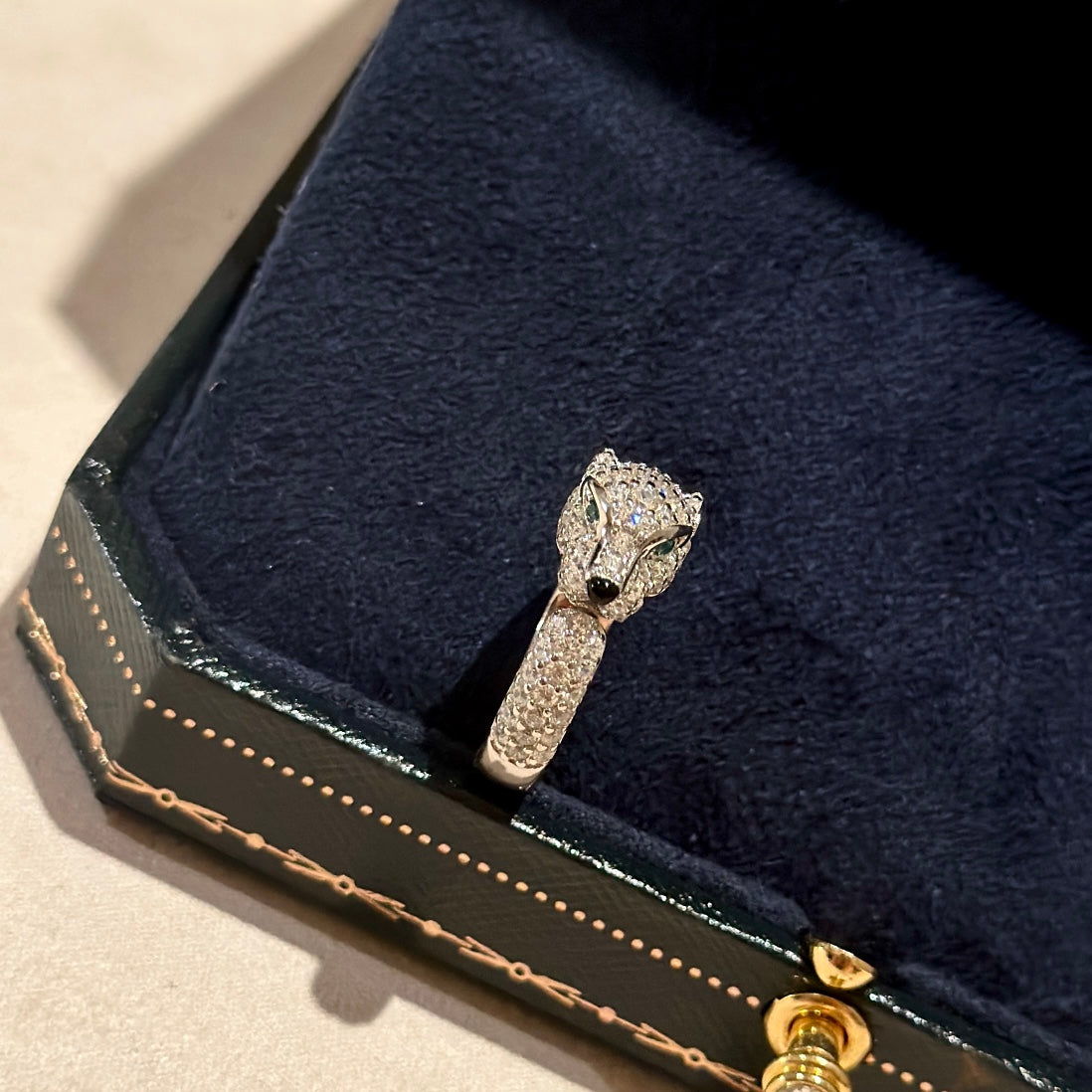 18K Panthère De Diamond Ring