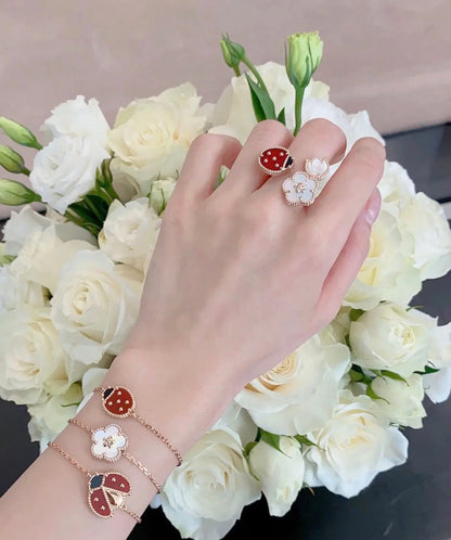 18K Lucky Spring Plum Blossom Bracelet