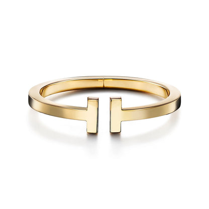 18K T Square Bracelet