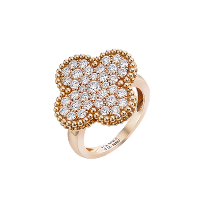 18K Magic Alhambra Diamond Ring